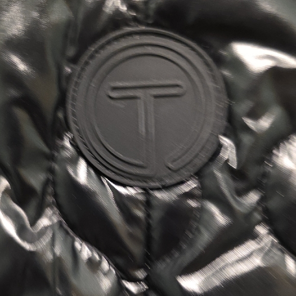 Talbots Shiny Black Quilted Vest - Picture 11 of 11